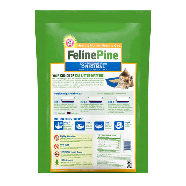 100% Natural Litter -  Cat - (Feline Pine) - (20 lb bag) - (While Supplies Last)