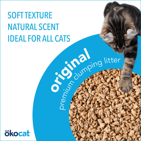 Premium Clumping Wood Litter - Cat - (Okocat Original...) - (While Supplies Last)