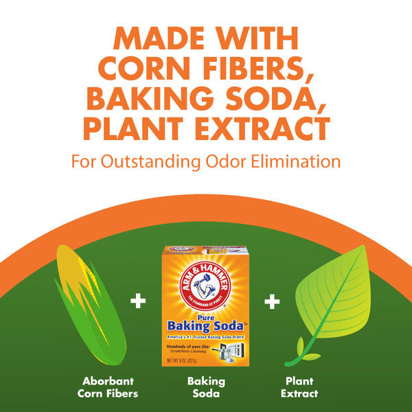 Arm & Hammer Naturals Clumping Litter - Cat - (Baking Soda + Corn) - (While Supplies Last)