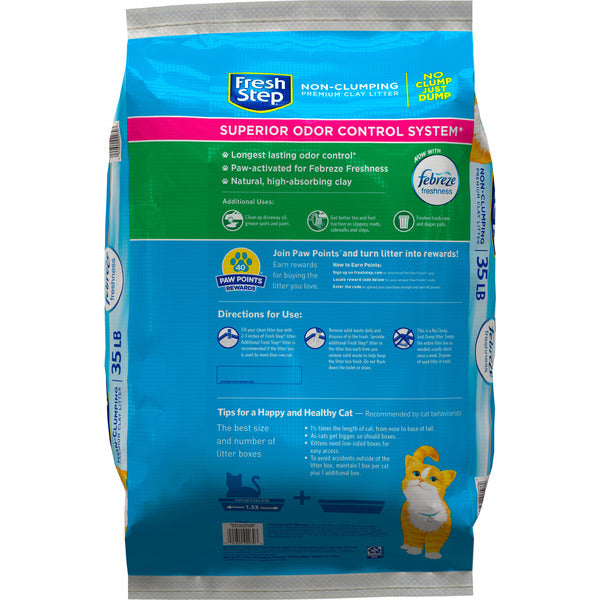 Non Clumping Litter With Febreze Freshness - Cat - (Fresh Step) - (35 lb) - (While Supplies Last)