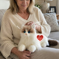 Realistic Robot Cat Companion for Sensory Comfort - Child, Adult - (White)