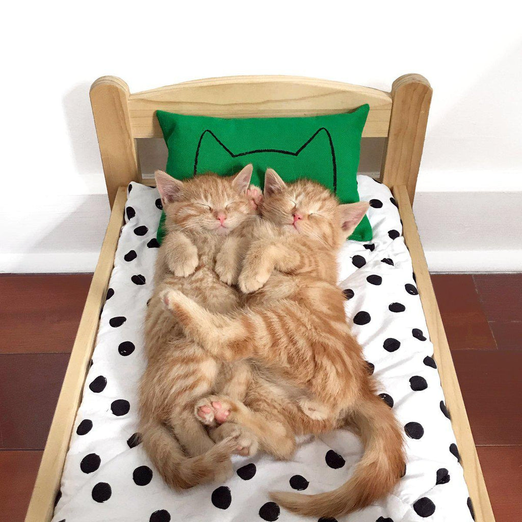 Catnip Kicker Bed Pillow Toy - Cat - (12 Color Options) - (Catnip or No Catnip Options) - (While Supplies Last)