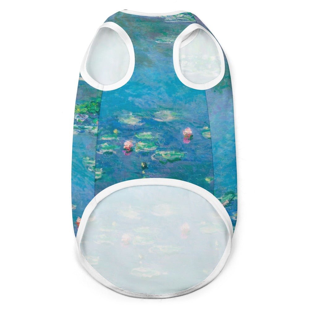 Monet's Water Lilies Vest - Dog Cat - (S-XXL) - (Blue)