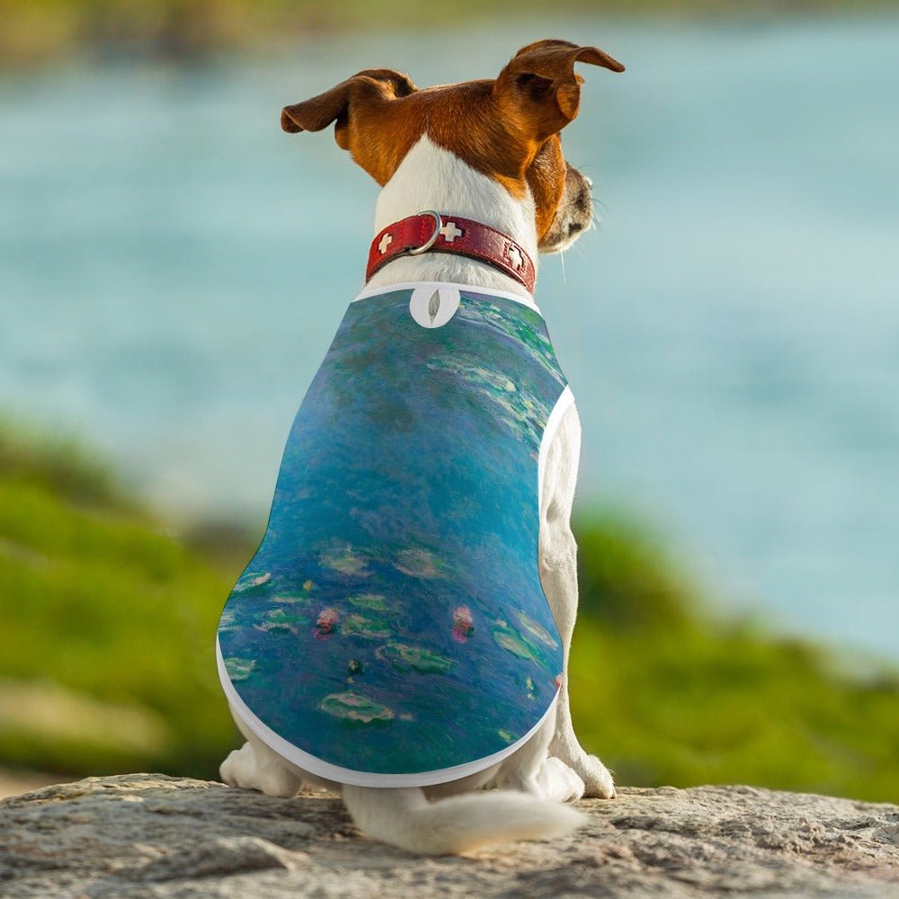 Monet's Water Lilies Vest - Dog Cat - (S-XXL) - (Blue)