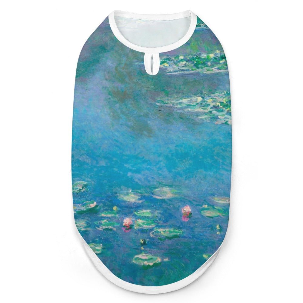 Monet's Water Lilies Vest - Dog Cat - (S-XXL) - (Blue)