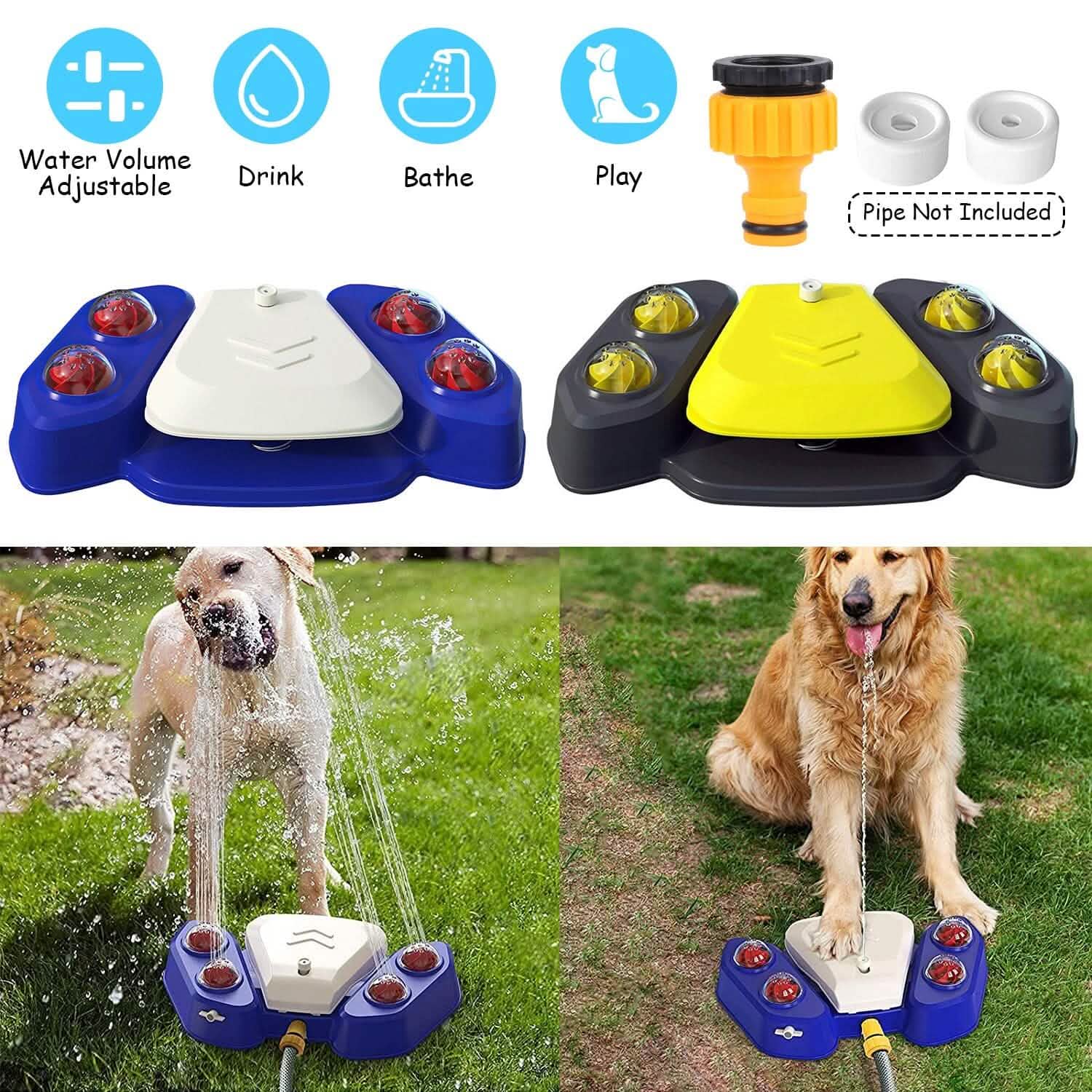 Multi-functional Automatic Water Sprinkler - Dog - (Blue, Yellow) - (While Supplies Last)