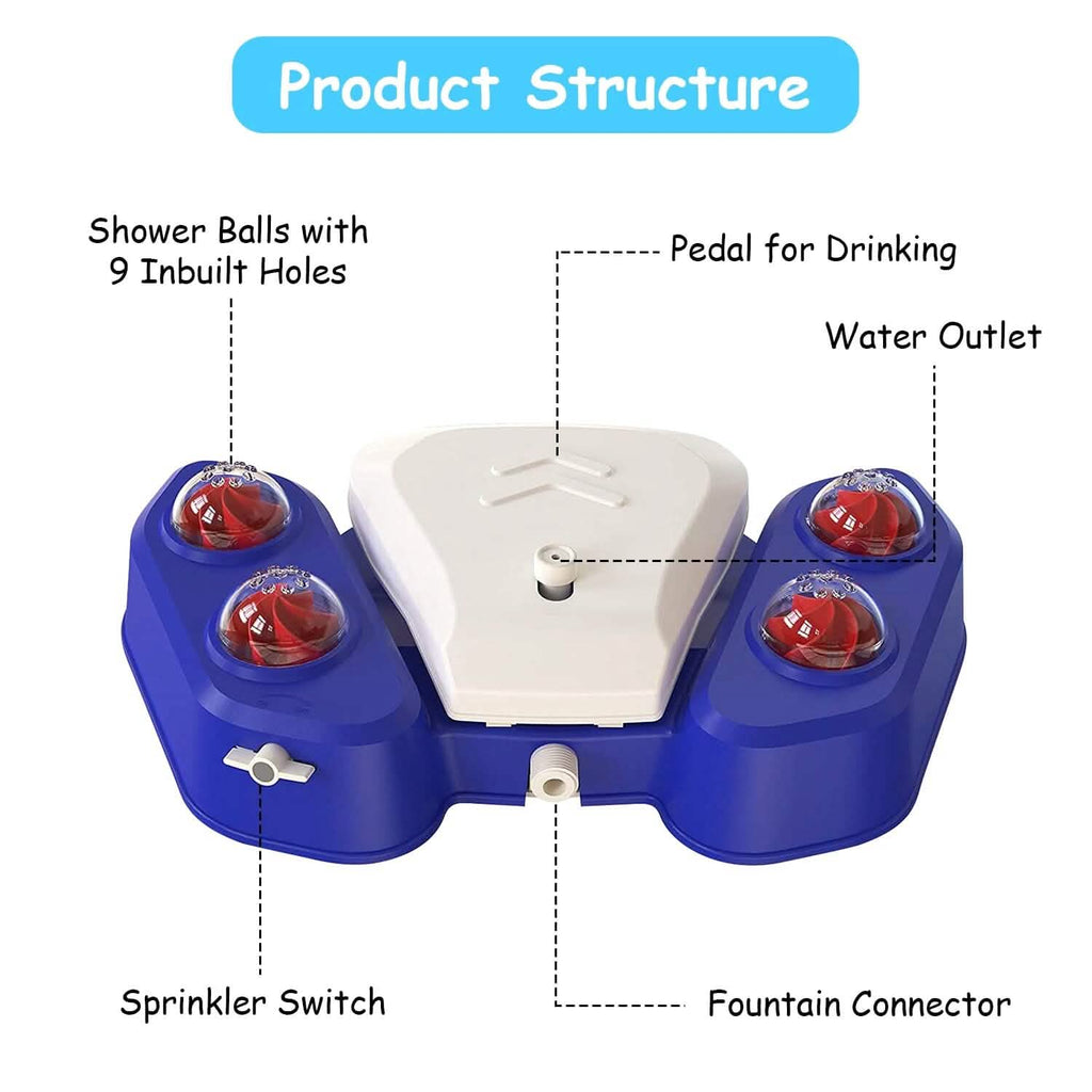 Multi-functional Automatic Water Sprinkler - Dog - (Blue, Yellow) - (While Supplies Last)