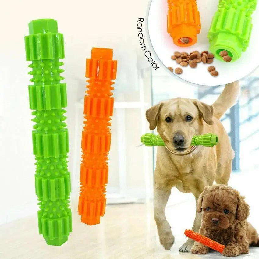 Dog Chew and Treat Dispensing Rubber Toy For Aggressive Chewers