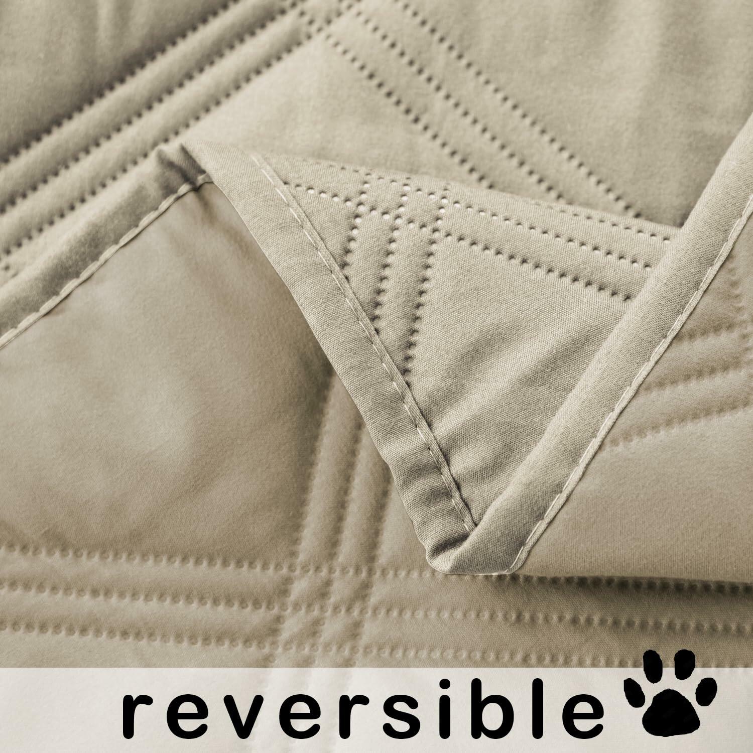 Pet Blanket - Dog  -  (Leakproof ) - (30x70 ) - (Reversible) - (Brown, Khaki )  -  (While Supplies Last)