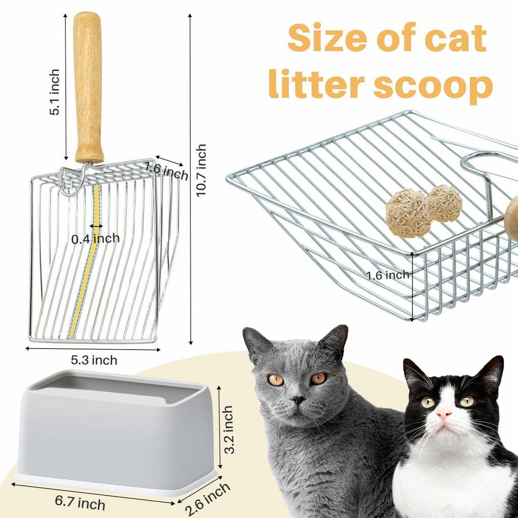 Quality Litter Scoop - Cat - (Stainless Steel) - (While Supplies Last)