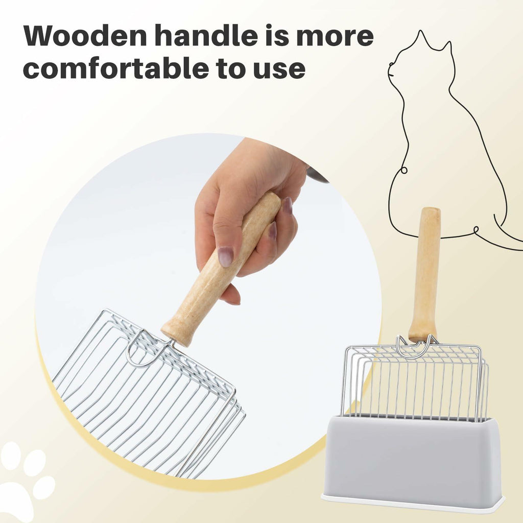 Quality Litter Scoop - Cat - (Stainless Steel) - (While Supplies Last)
