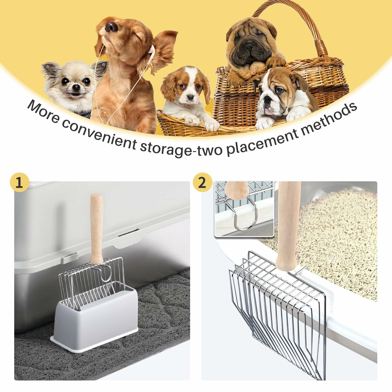 Quality Litter Scoop - Cat - (Stainless Steel) - (While Supplies Last)