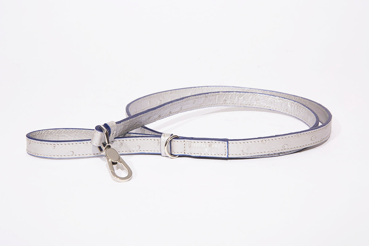 Small Metallic Ostrich Dog Leash - Sm Dog - (While Supplies Last)