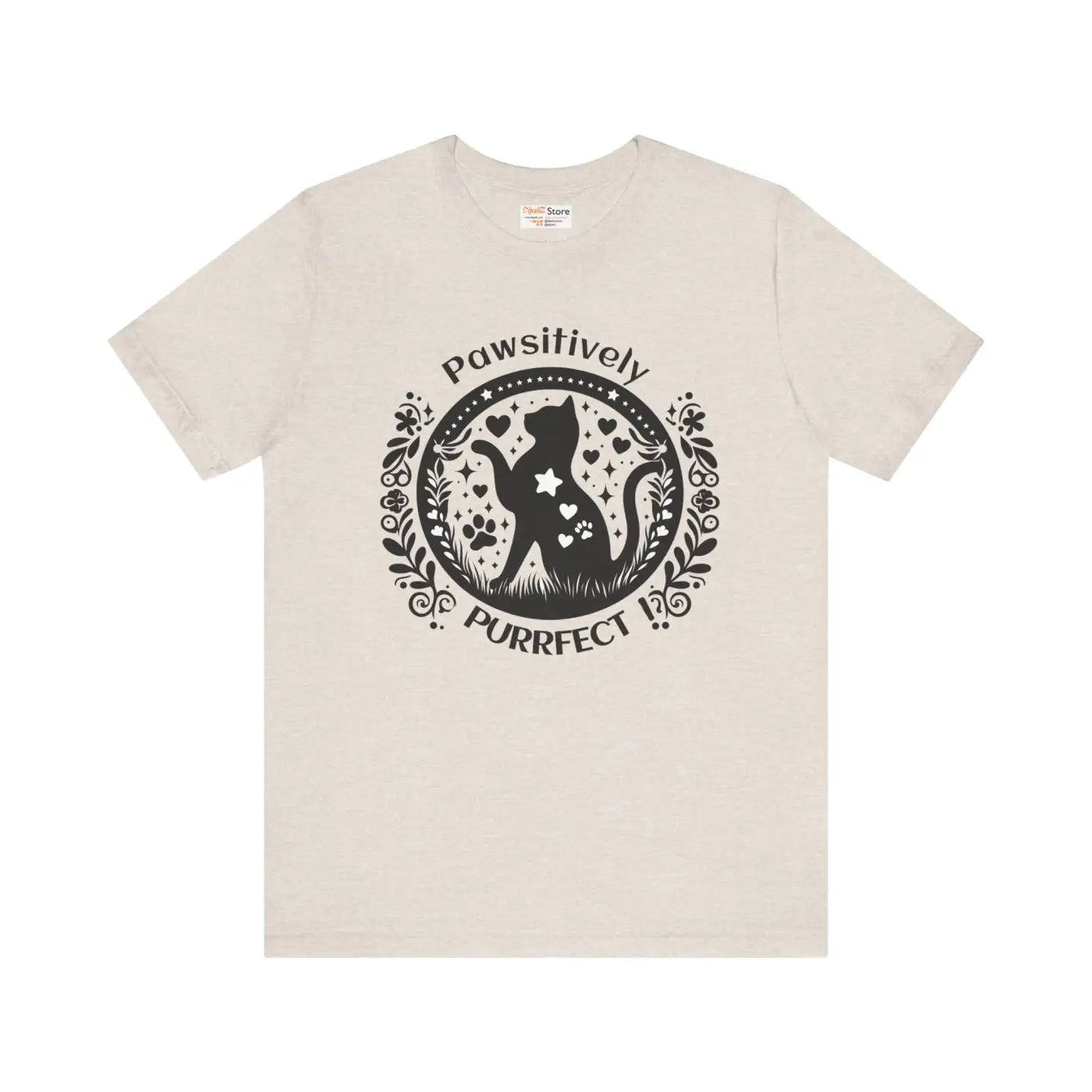 "Pawsitively Purrfect" Tee -  Unisex - (3 Color Options) -  (XS-5XL) (While Supplies Last)