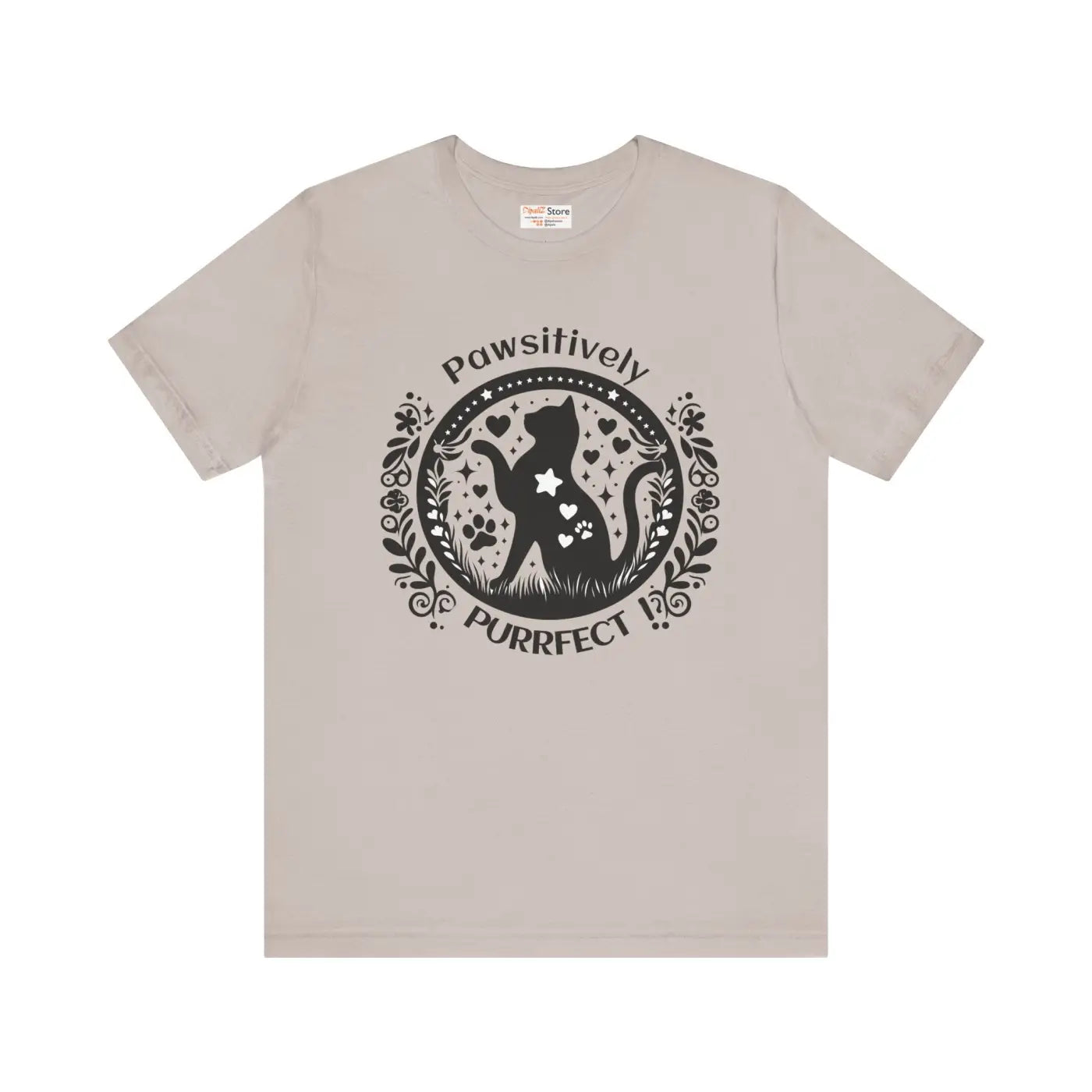 "Pawsitively Purrfect" Tee -  Unisex - (3 Color Options) -  (XS-5XL) (While Supplies Last)
