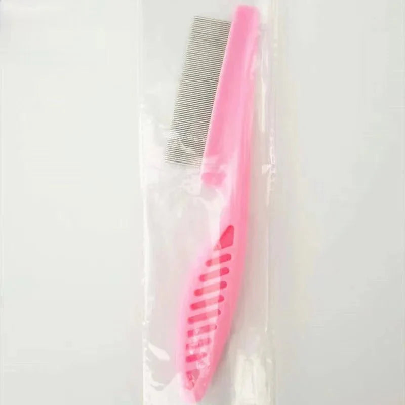 Grooming Comb - Dog Cat - (Flea and Shedding Tool) - (Detangles) - (S,M) - (6 Color Options) - (1 pc/2 pc Set)