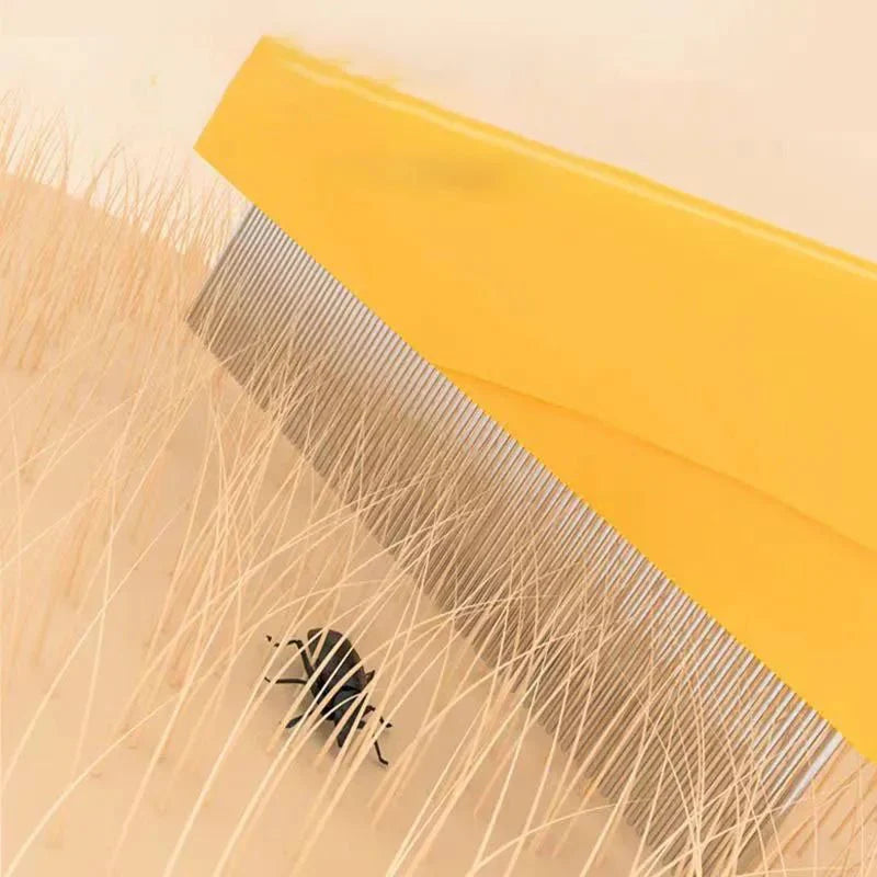 Grooming Comb - Dog Cat - (Flea and Shedding Tool) - (Detangles) - (S,M) - (6 Color Options) - (1 pc/2 pc Set)