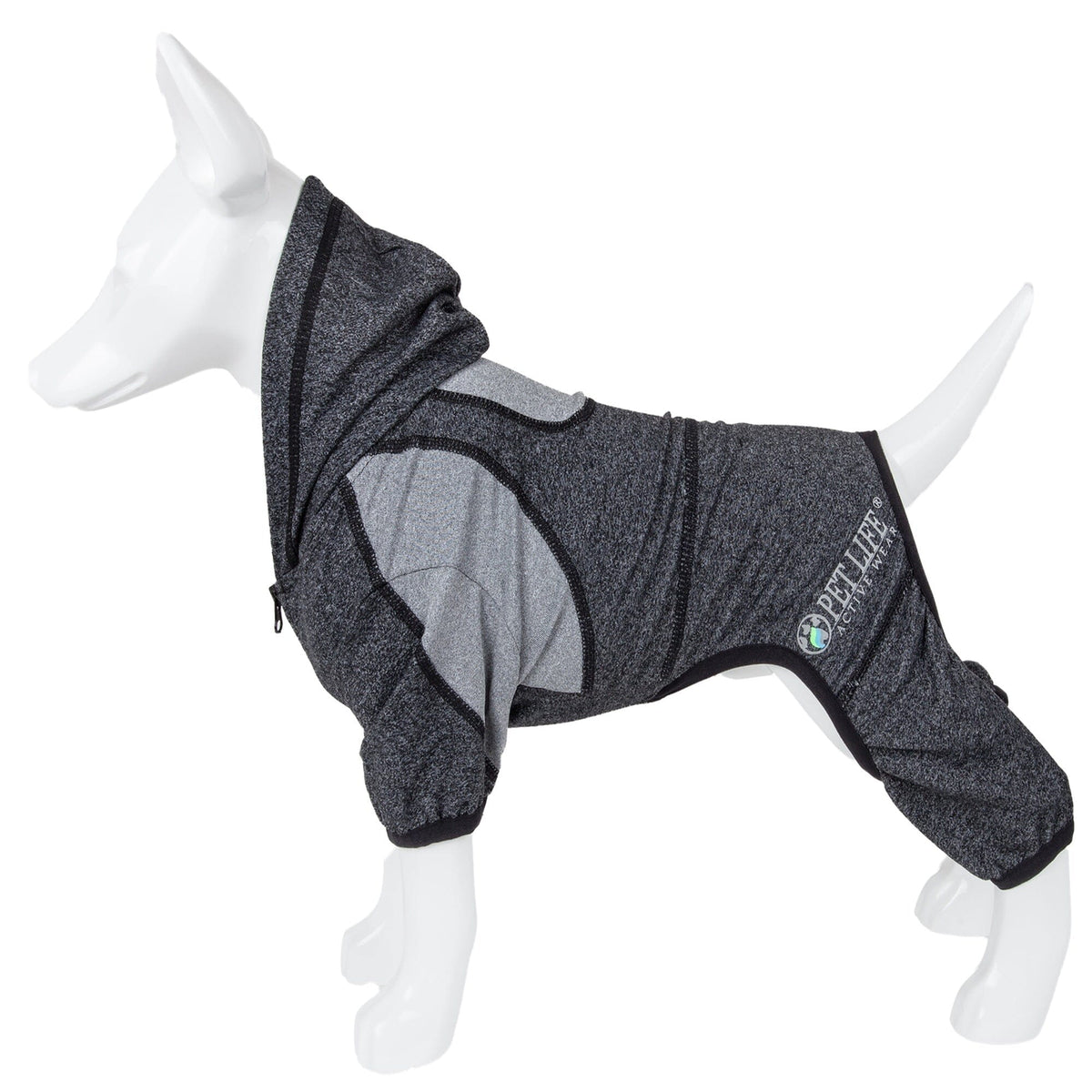 Full Body Hooded Yoga Sweater -  Dog  - (5 Colors/Sizes) - (Warm for Winter) -  (Pet Life®)
