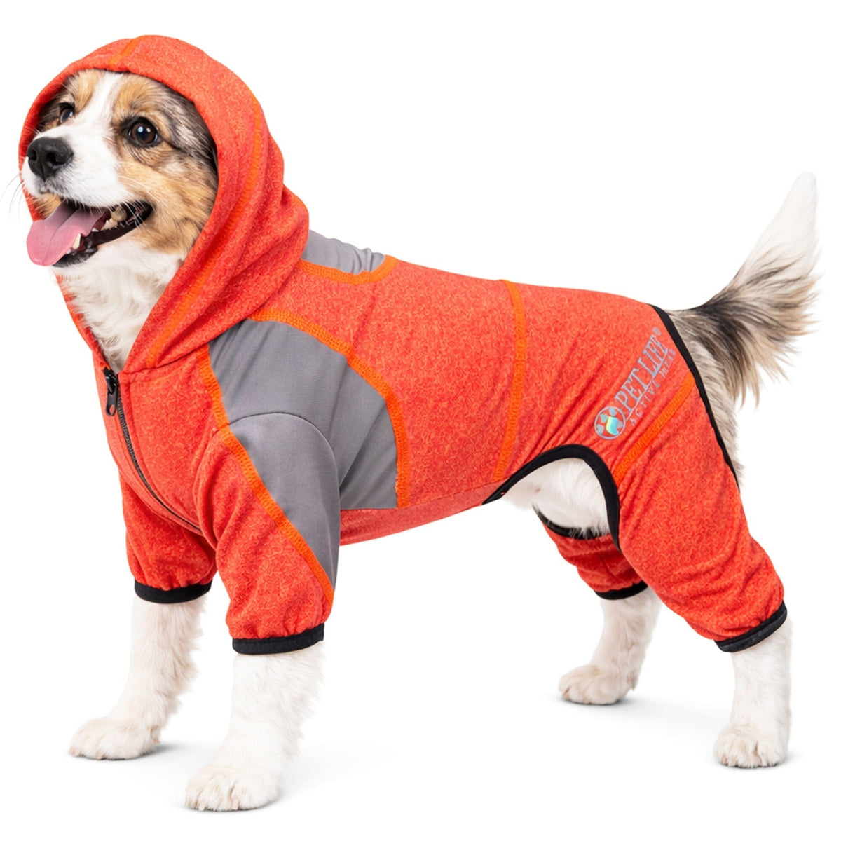 Full Body Hooded Yoga Sweater -  Dog  - (5 Colors/Sizes) - (Warm for Winter) -  (Pet Life®)