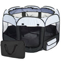 Pet Travel Playpen Crate - Dog - (Lightweight) - (Portable) - (Mesh) - (4 Color Options) - (M,L)