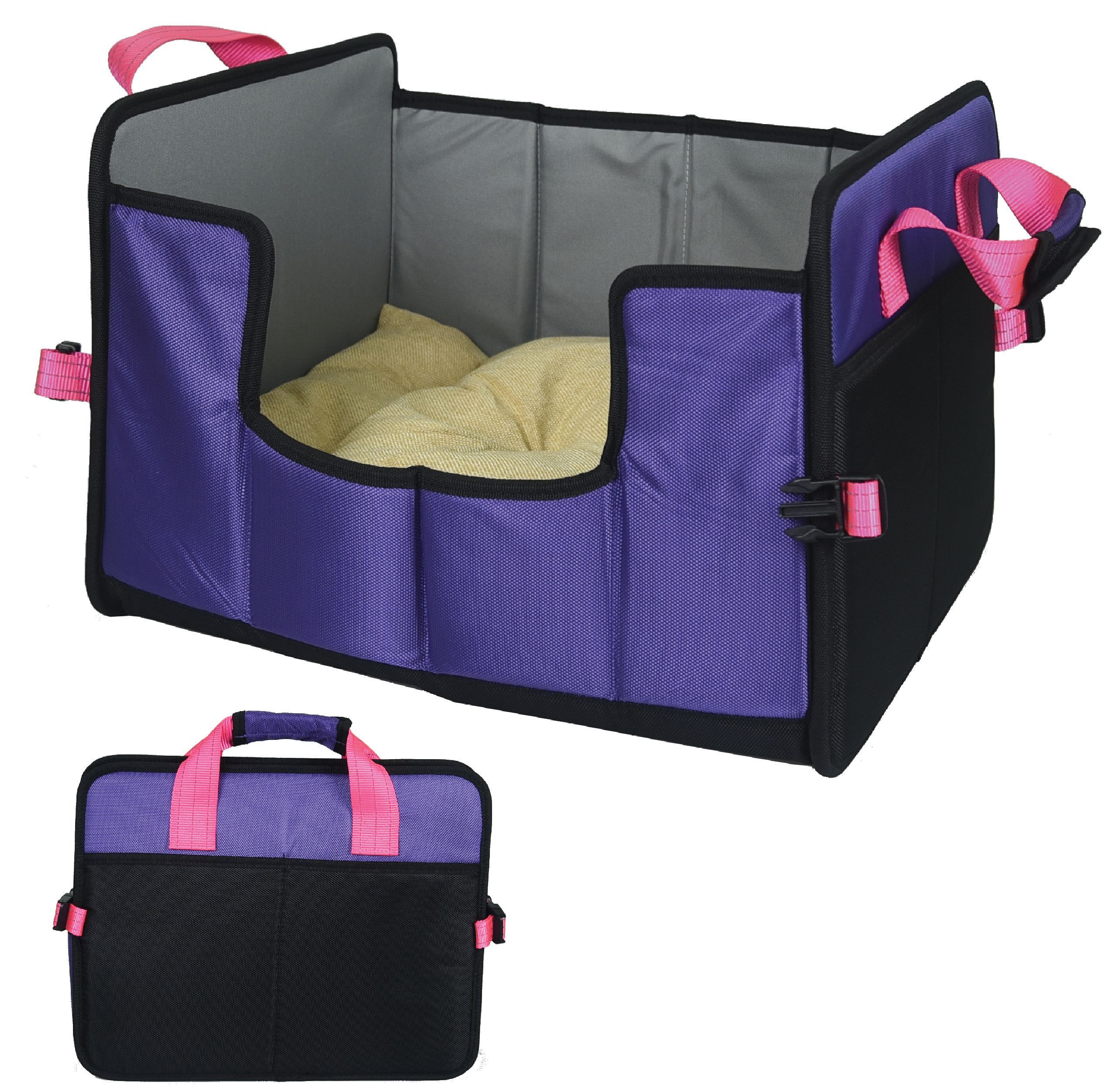 The 'Travel-Nest' Carrier Bed - Dog Cat - (S, L) - (6 Color Options)
