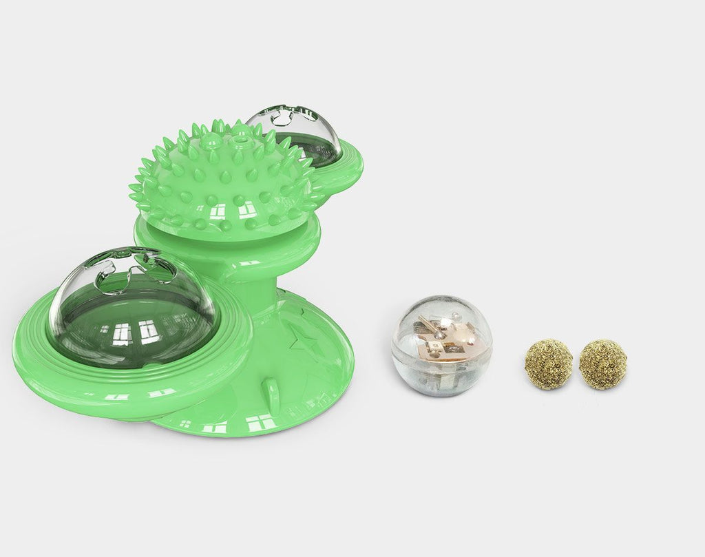 Pet Life ® 'Windmill' Rotating Suction Cup Spinning Toy - Cat - (3 Color Options) - (While Supplies Last)