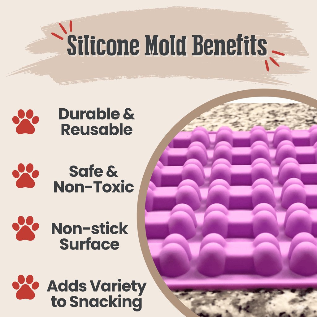 Pet Treat Molds - Dog - (4 Color/Style Options) - (While Supplies Last)