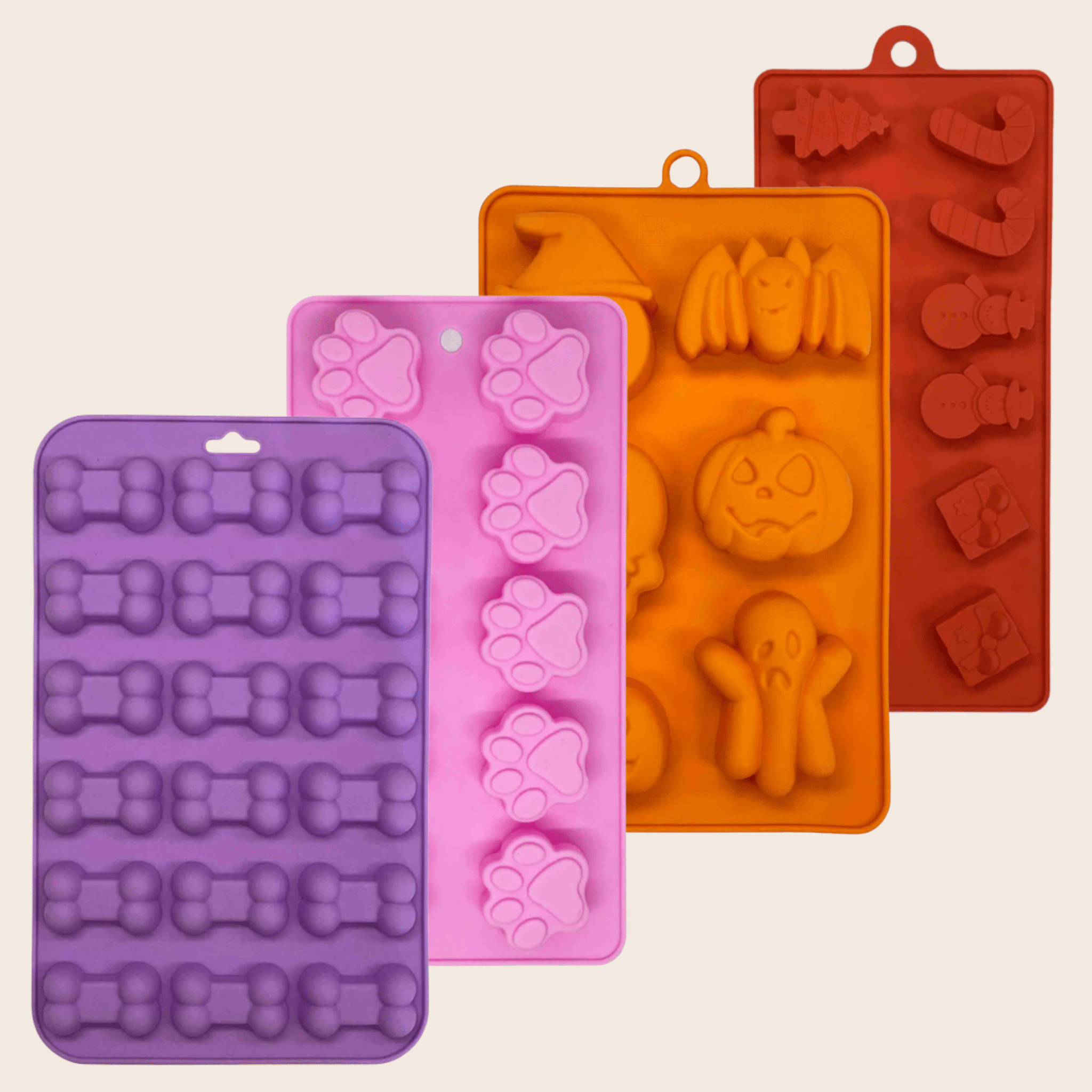 Pet Treat Molds - Dog - (4 Color/Style Options) - (While Supplies Last)