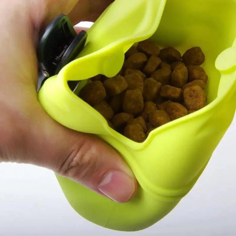 Portable Training Treat Pouch -  Dog - (2 Styles) - (10 Color Options)