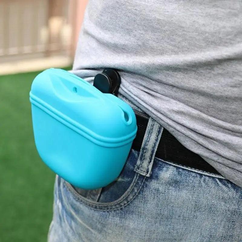 Portable Training Treat Pouch -  Dog - (2 Styles) - (10 Color Options)