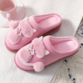 Kawaii Cat Pearls Slippers - (4 Color Options) (6 Sizes) - Ladies