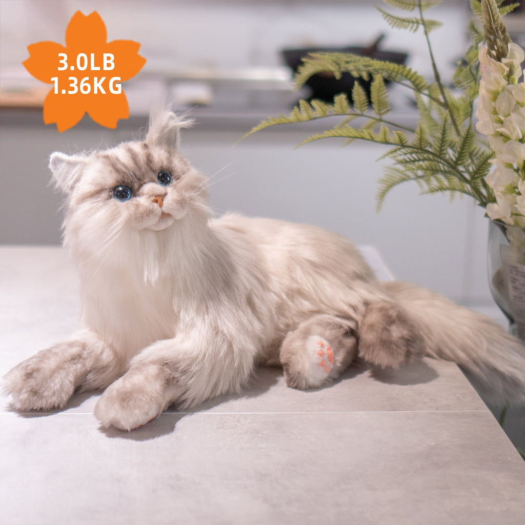 Tracy, the Realistic Weighted Comfort Plush Toy Cat  - Kids, Adults - (Weighs 3 lbs) - (While Supplies Last)