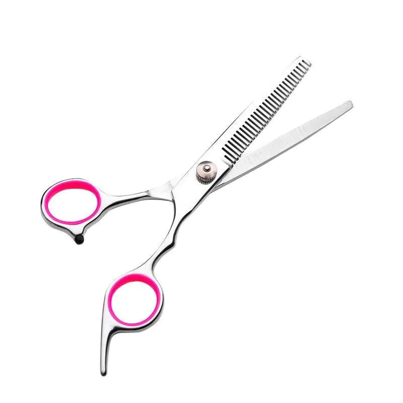 Grooming Scissors Kit -  Dog - (Stainless Straight) - (Curved Thinning Shears) - (While Supplies Last)