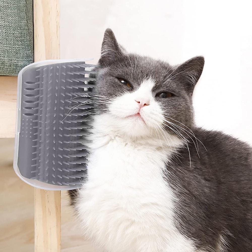 Self Groomer Brush and Massager - Cat - 4 Color Options)