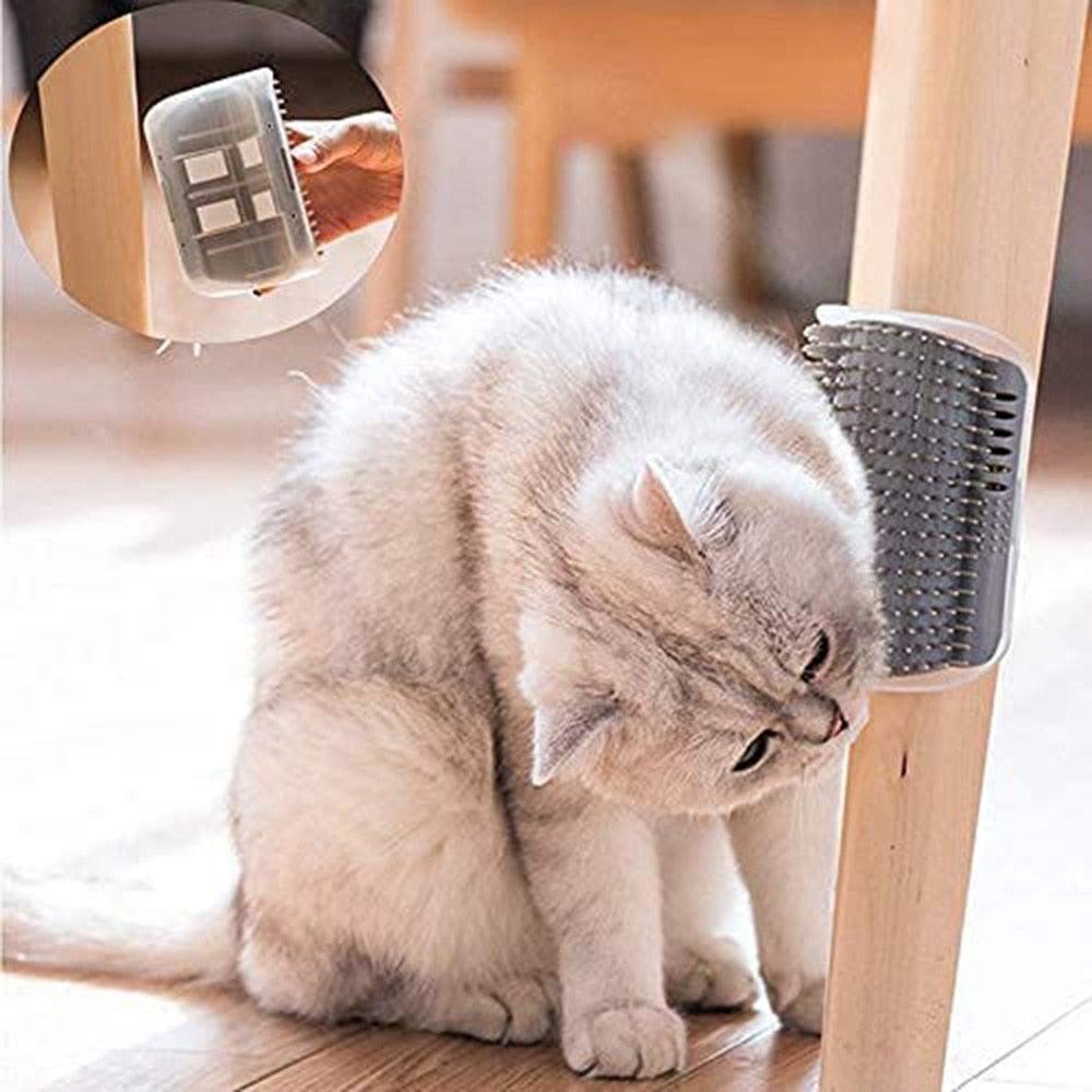 Self Groomer Brush and Massager - Cat - 4 Color Options)