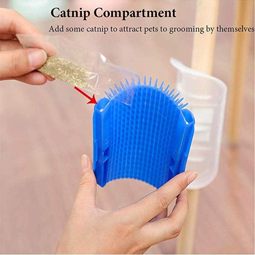 Self Groomer Brush and Massager - Cat - 4 Color Options)