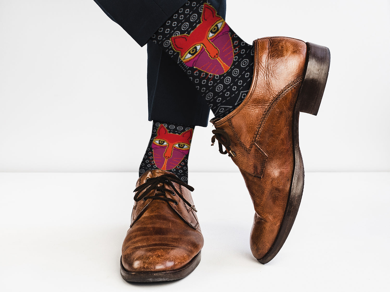 Comfy Designer Cat Socks - One Size Fits Most  - (While Supplies Last)