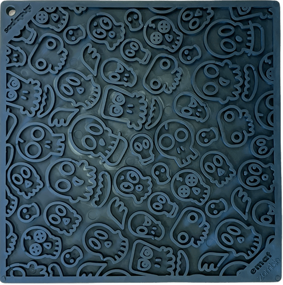 Anxious Dog: Try this Relief Enrichment Halloween Lick Mat (Orange or Black)