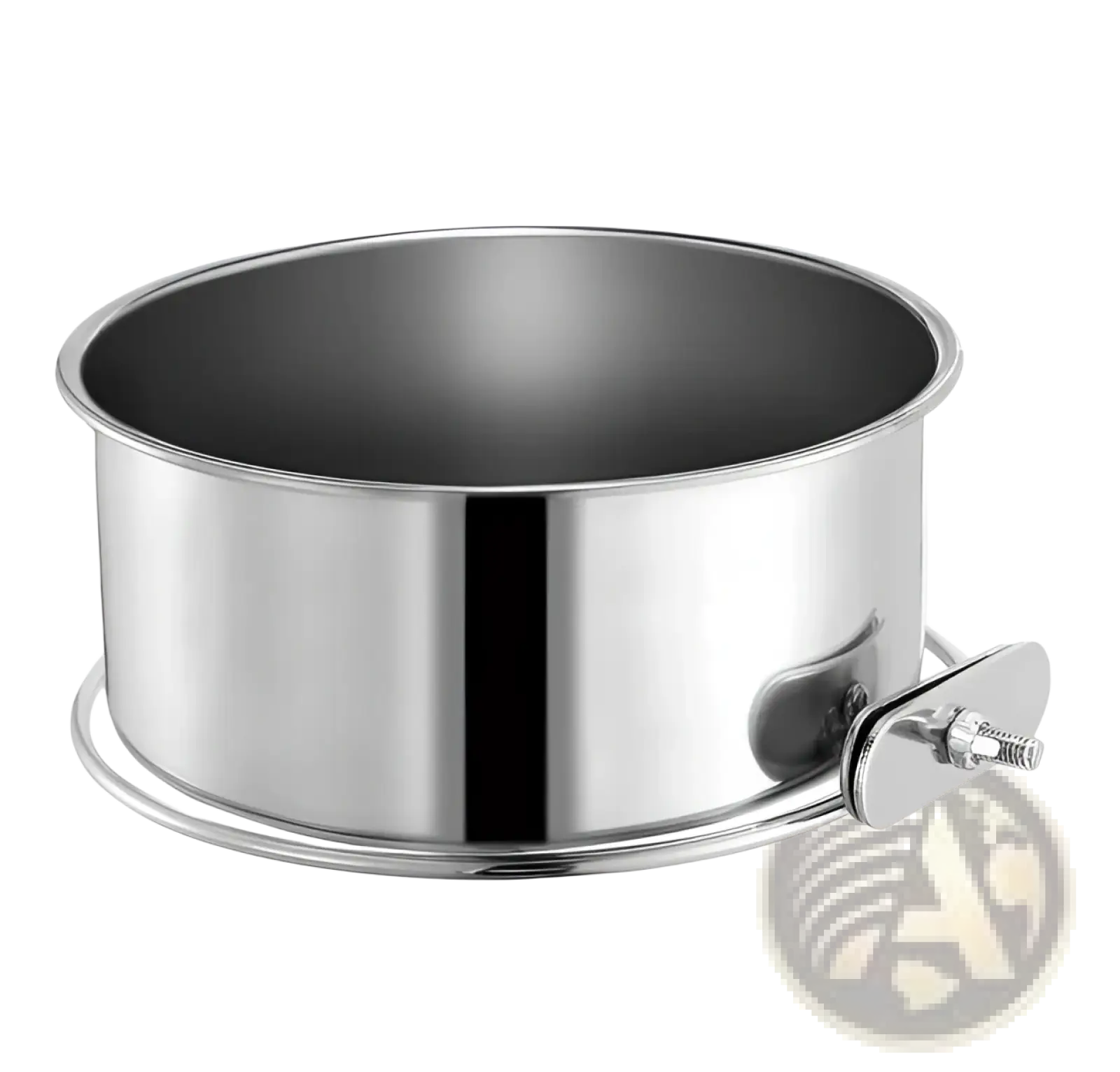 Stainless Steel Crate Dog Bowl Hanging Pet Food Dish