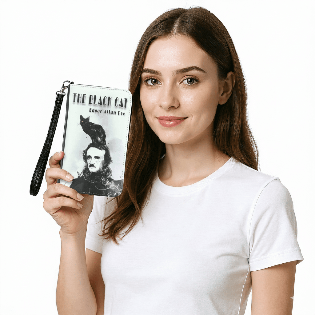 Edgar Allan Poe - The Black Cat Book Vinyl Wallet - Vintage