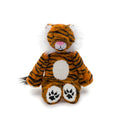 Floppy Tiger Cuddle Plush Toy - Dog - (Brown) - (Squeaky) - (S, L) -  (Fabdog®) - (While Supplies Last)