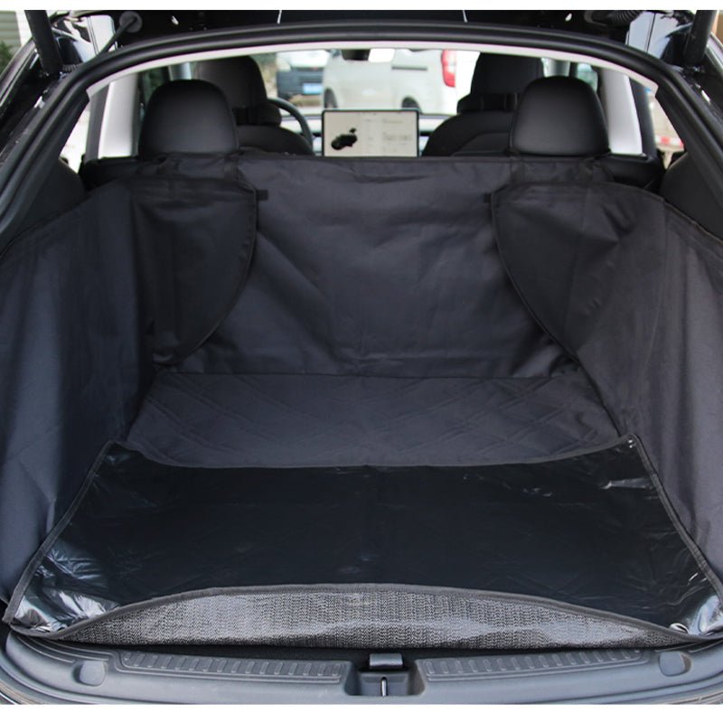 Trunk Mat  - Dog - (Tesla Model Y) - (Waterproof) - (Cargo Liner) -  (TESERY) - (Black) - (While Supplies Last)