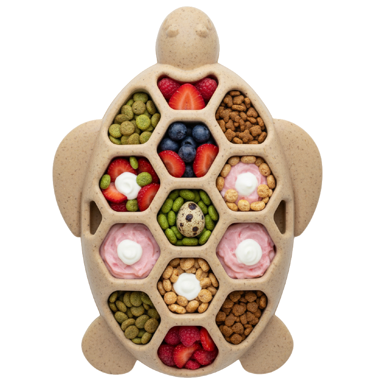 Turtle Nylon Chew Toy - Dog  - (Enrichment) - (Power Chewer) - (Brown) - (SodaPup)