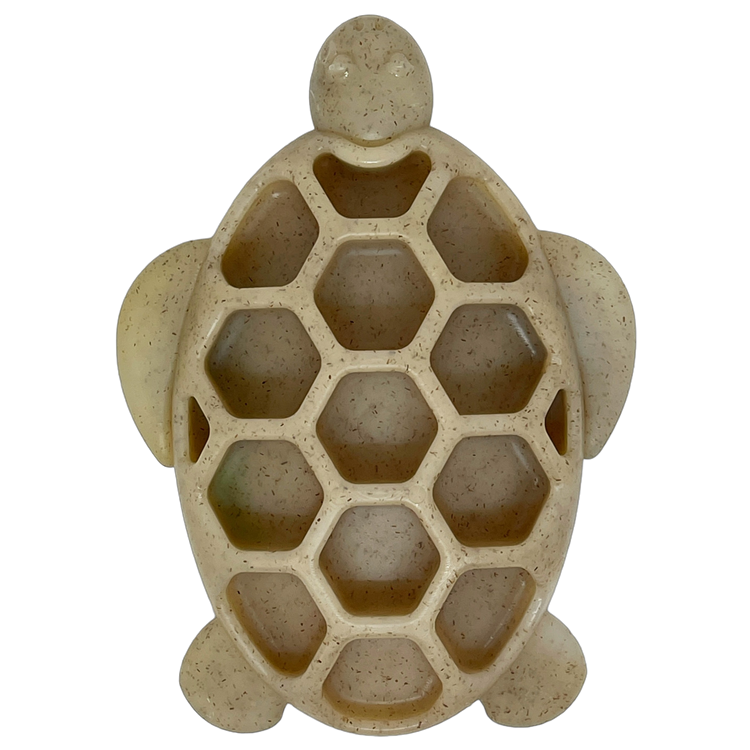 Turtle Nylon Chew Toy - Dog  - (Enrichment) - (Power Chewer) - (Brown) - (SodaPup)