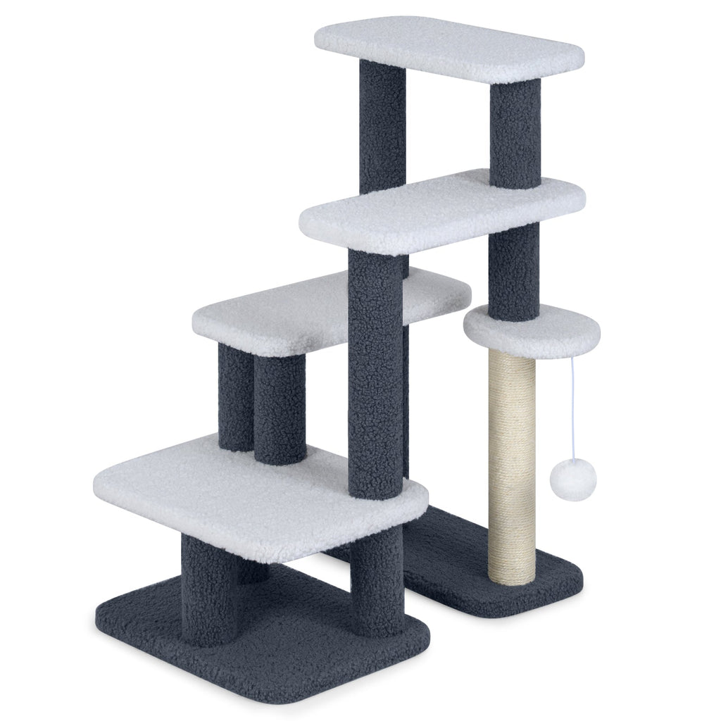2-in-1 Cat Stairs and Cat Tree Tower ...