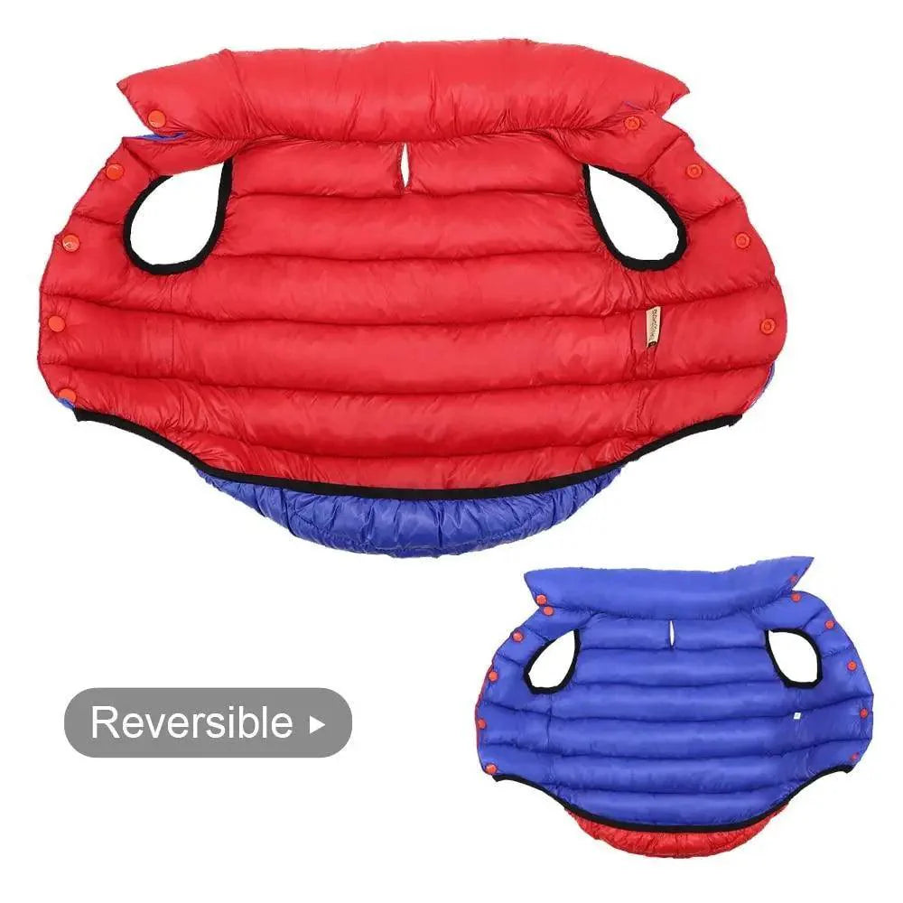 Reversible Waterproof Cloak Vest  - Dog - (3 Color Options) - (L-7XL)