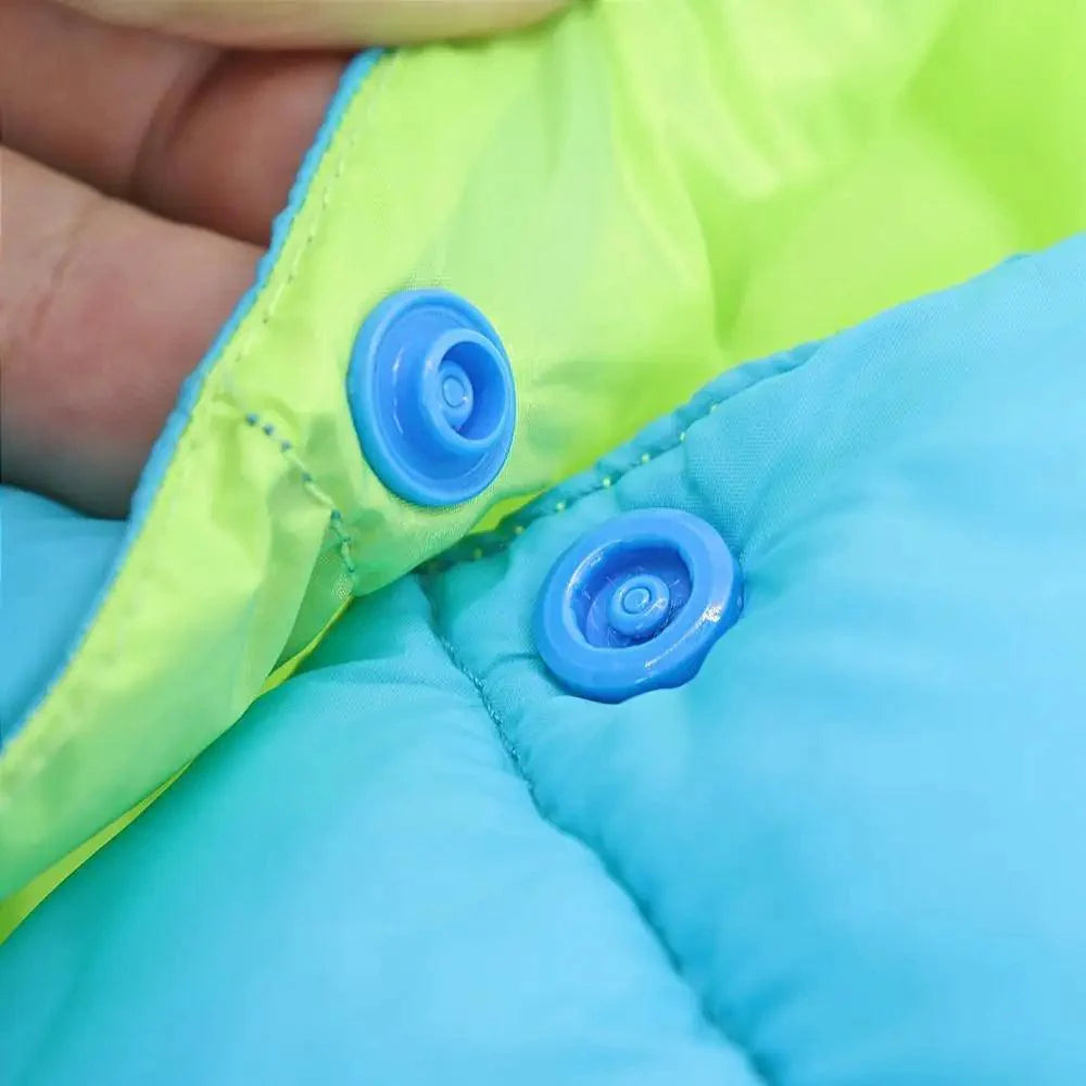 Reversible Waterproof Cloak Vest  - Dog - (3 Color Options) - (L-7XL)