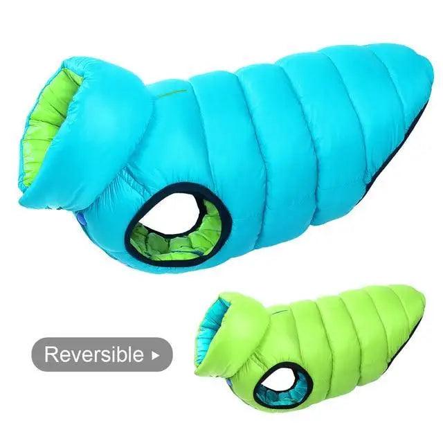 Reversible Waterproof Cloak Vest  - Dog - (3 Color Options) - (L-7XL)