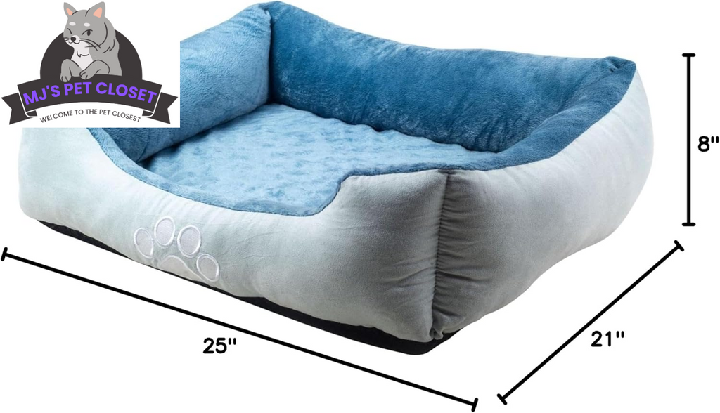 Medium Orthopedic Rectangle Bolster Bed - Dog Cat